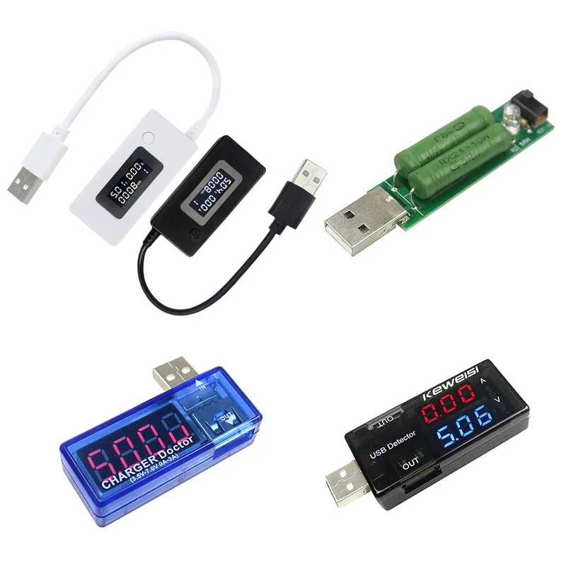 ЖК мини телефон USB тестер напряжения измеритель тока портативный доктор