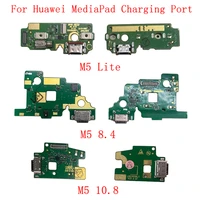 usb charging connector port board parts flex cable for huawei mediapad m5 lite 8 4 10 8 flex cable replacement part