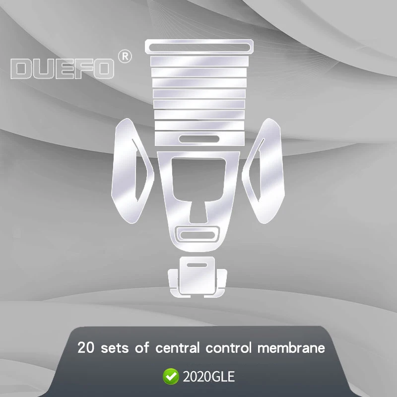 

Car interior protection film transparent instrument panel navigation film for Mercedes GLE W167 protective film accessories