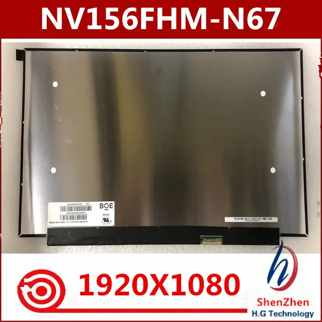 

Original new NV156FHM-N67 for BOE Screen IPS Matte LCD Matrix for Laptop 15.6 FHD 1920X1080 LED Display Replacement