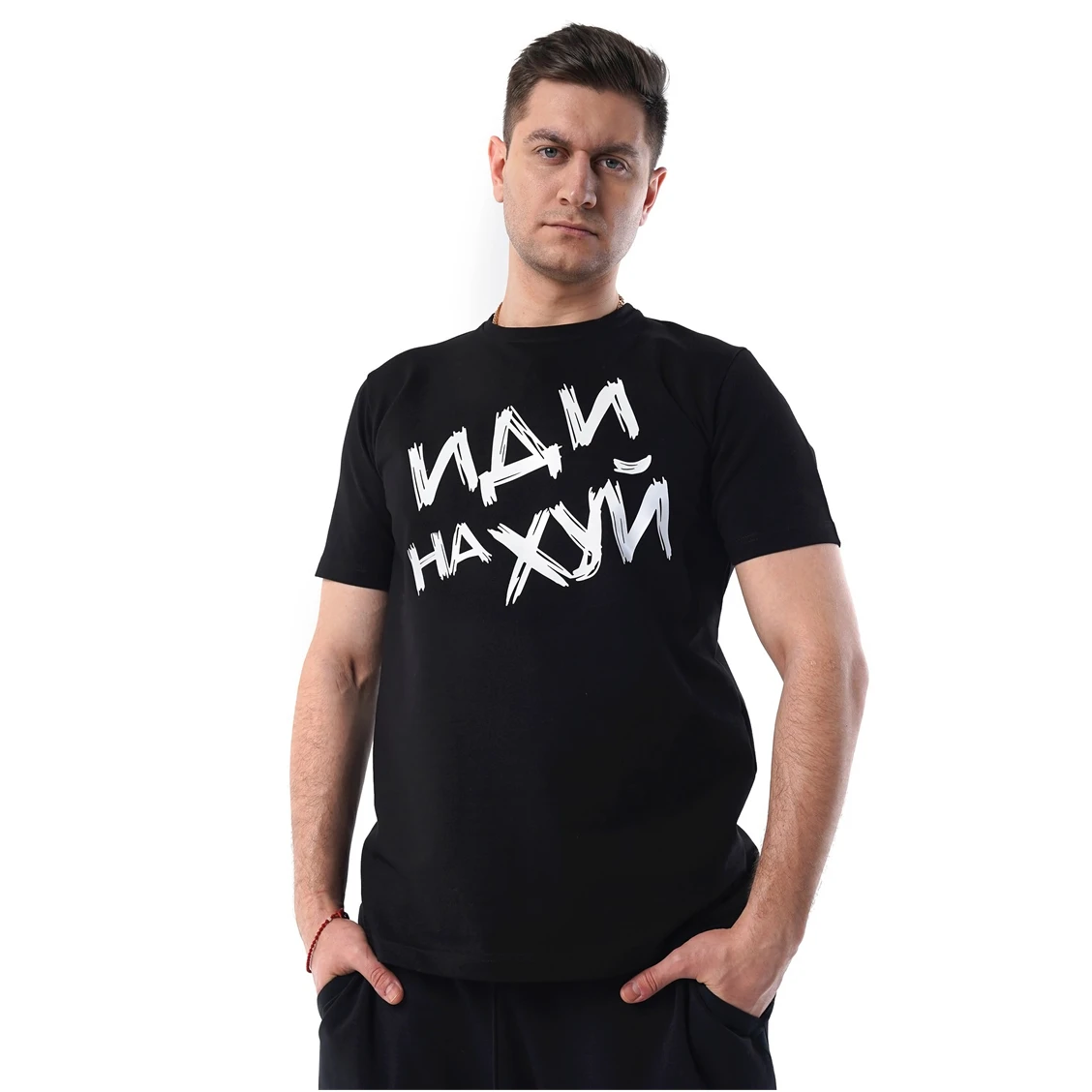 

Футболка мужская с буквенным принтом, Повседневная рубашка из хлопка, черный цвет, топ в стиле унисекс, на лето