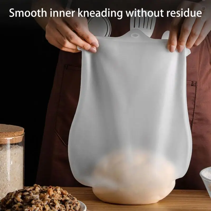 

Silicone Kneading Dough Bag Flour Mixer Bag Versatile Dough Mixer For Bread Pastry Pizza Non-stick Flour Mixing Bag Baking Tool