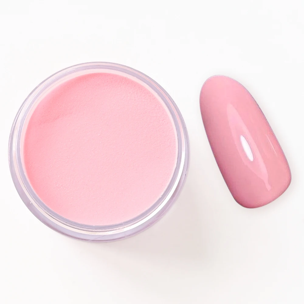

1OZ Nude Nail Dipping Powder 5 Colors Crystal Rose Pink Dip/Engraving Flower Nail Acrylic Solid Color Dipping Powder $*