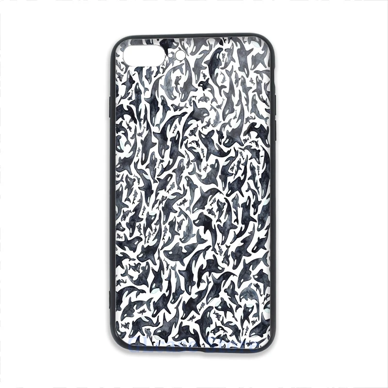 Orcas или Косатка Чехол для мобильного телефона iPhone 12 Pro 11 X XR XS Max 8 7 6 6s Plus 5s Мягкий ТПУ