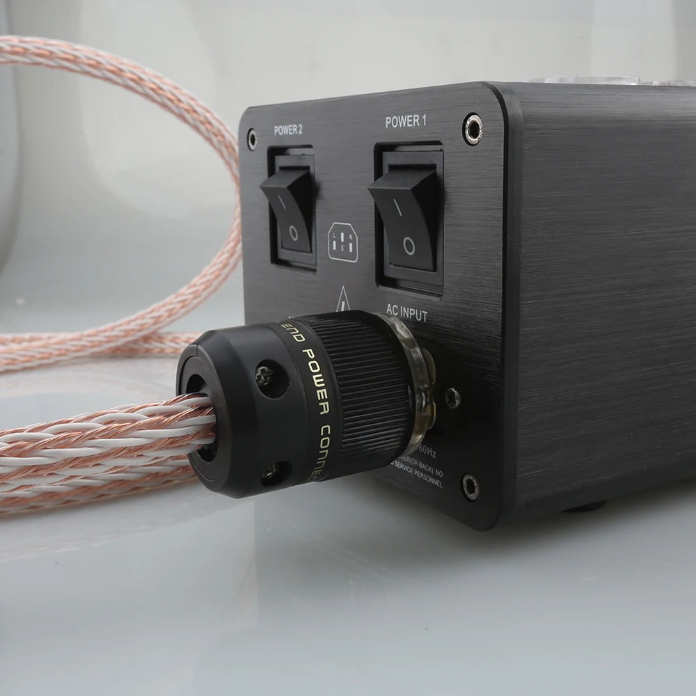 Кабель питания HIFI 12TC высокого качества 6N OCC Hifi шнур с американской вилкой для