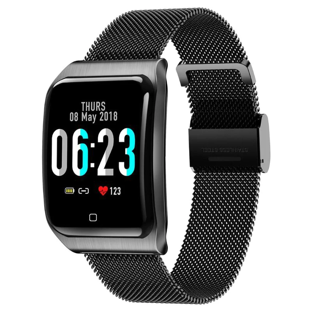 Смарт браслет F9 1 3 дюйма с шагомером пульсометром тонометром и мониторингом сна