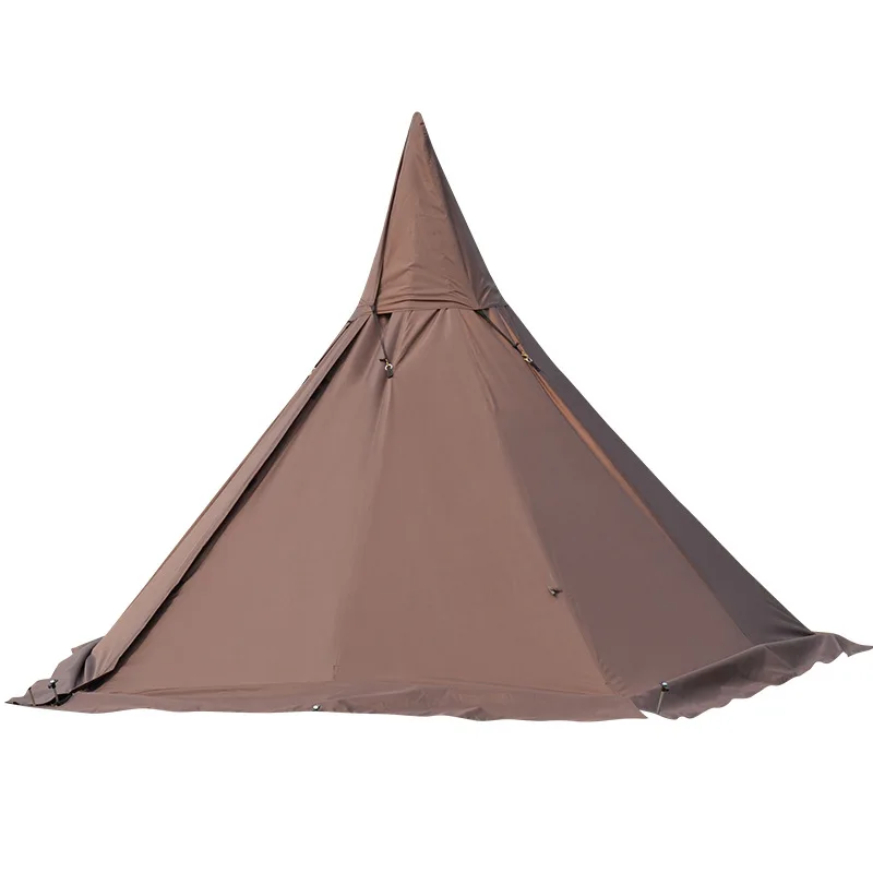 

A5 Pyramid Single Layer Tent with A Chimney Hole/A Tower Smoke Window Tent Park Survival Indian Tent Field Survival Outdoor Tent