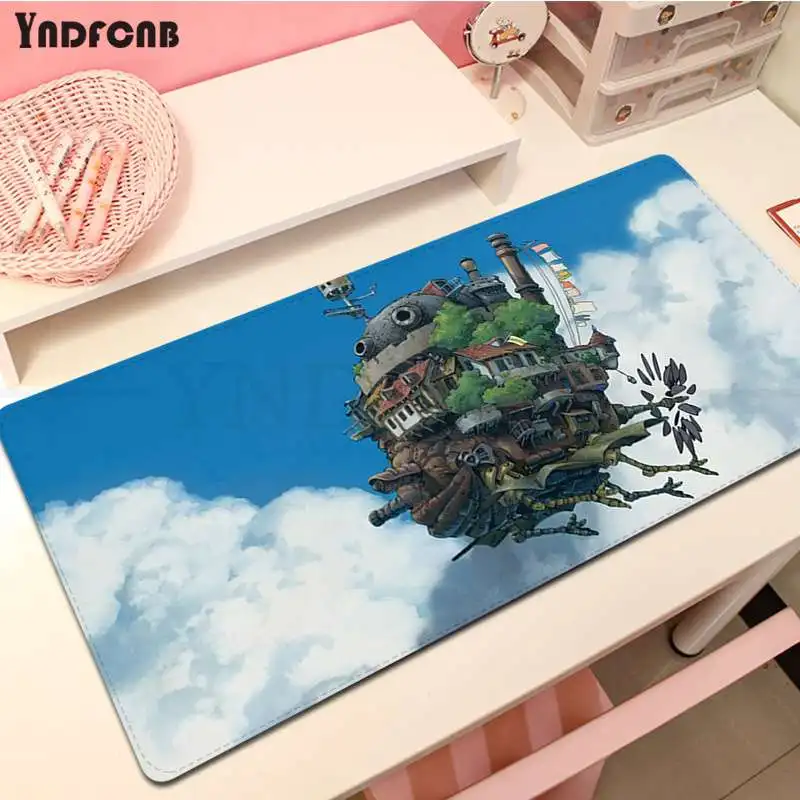 

Howl's Howls Moving Castle Your Own Mats Comfort Mouse Mat Gaming Mousepad Size For CSGO Game Player Desktop PC Computer Laptop