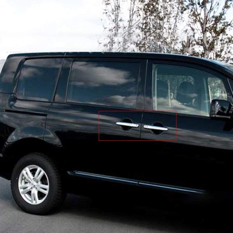 ABS Хромированная дверная ручка Накладка внешняя наклейка для автомобиля