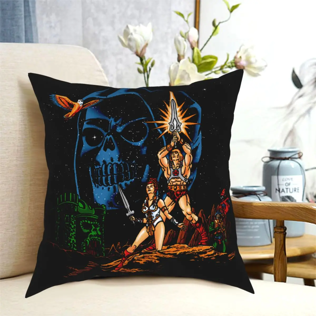 Наволочка He-Man Masters Of The Universe Star наволочка для домашнего декора диванной подушки