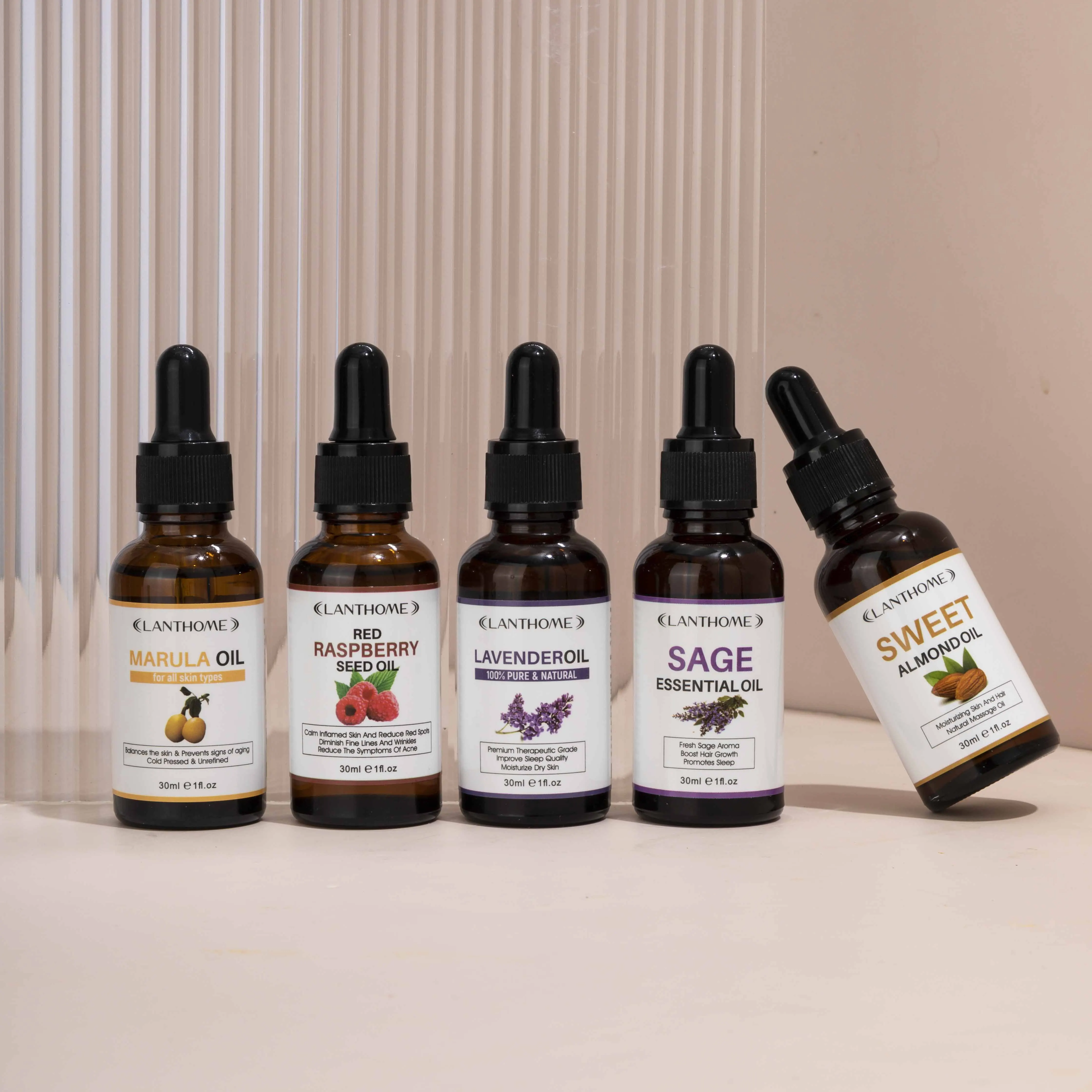 Эфирное масло шалфея лаванды Марулы сладкого миндаля увлажняющее