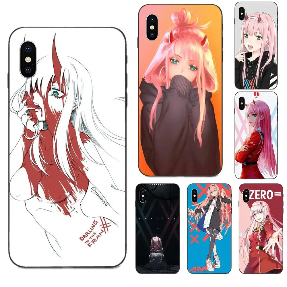 Мягкий чехол для Huawei Honor 5A 6A 6C 7A 7C 7X 8 8A 8C 8X 9 9X 10 10i 20 Lite Pro Darling In The frxx Zero два в