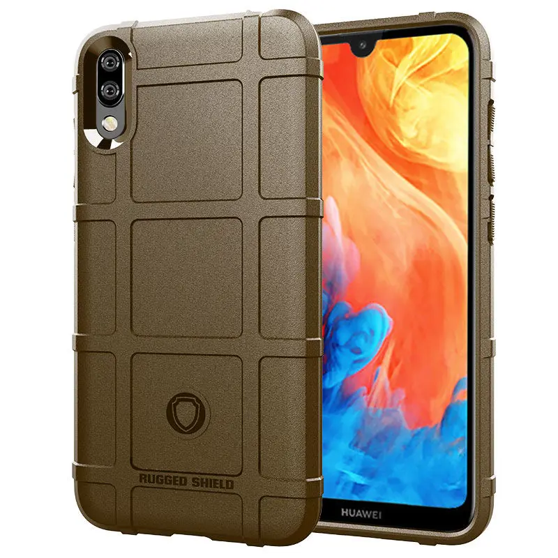 

HuaWei Y7 Pro 2019 Case Fashion High quality Frosted non-slip Case For HuaWei Y7 Pro 2019 Airbag frame soft Silicone Back Cover