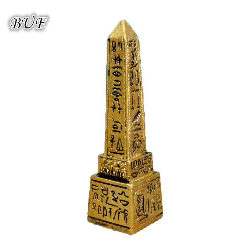 Египетский обелиск миниатюрные фигурки декоративные маленькие украшения из