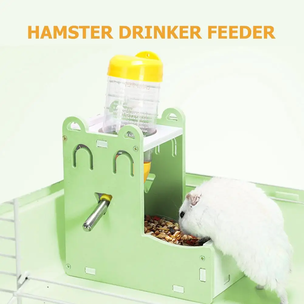 Water Drinking Bottle Hamster Automatic Fountain Drinker Food Feeder Samll Animal Nest | Дом и сад