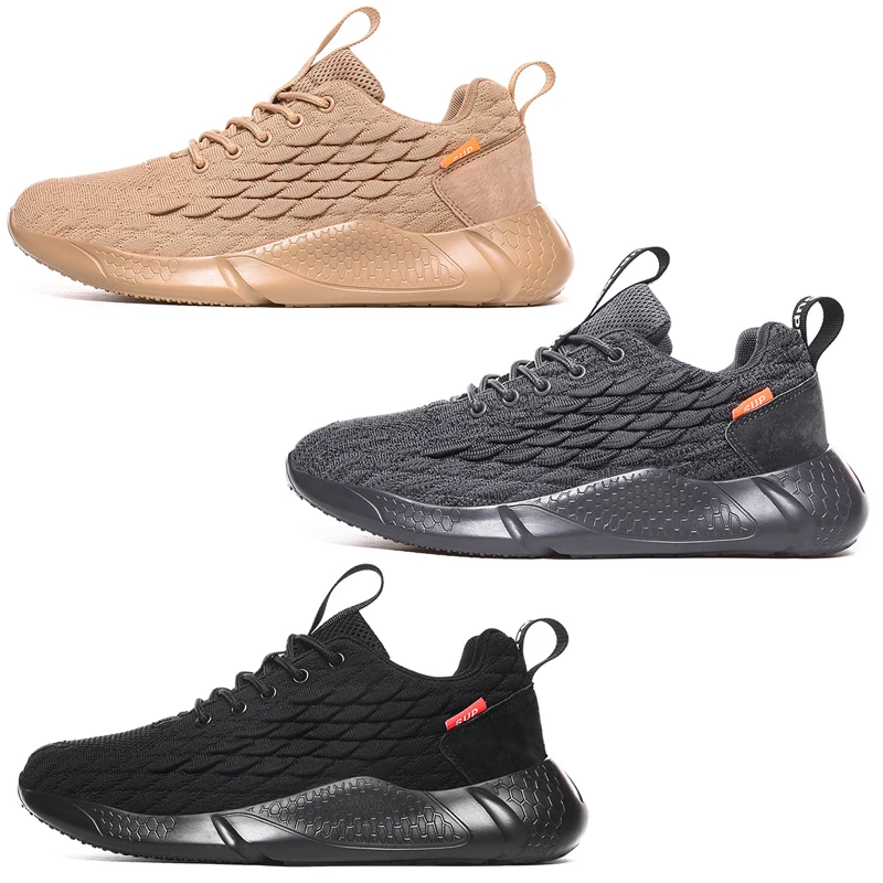 Мужские кроссовки с дышащей сеткой PULOMIES повседневная спортивная обувь на