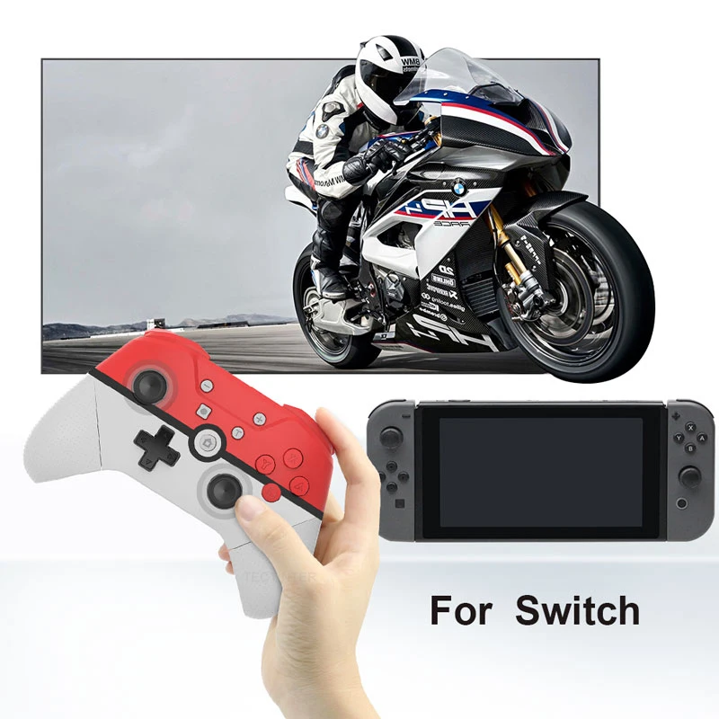 Беспроводной геймпад для Nintendo Switch Pro NS игровой контроллер ПК с поддержкой NFC Turbo 6