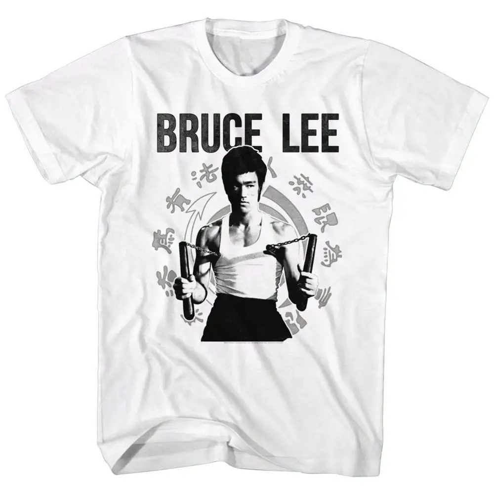 

2019 Hot sale Fashion Bruce Lee Mens New T-Shirt CHUCKS in 100% White Cotton in gift Tee shirt