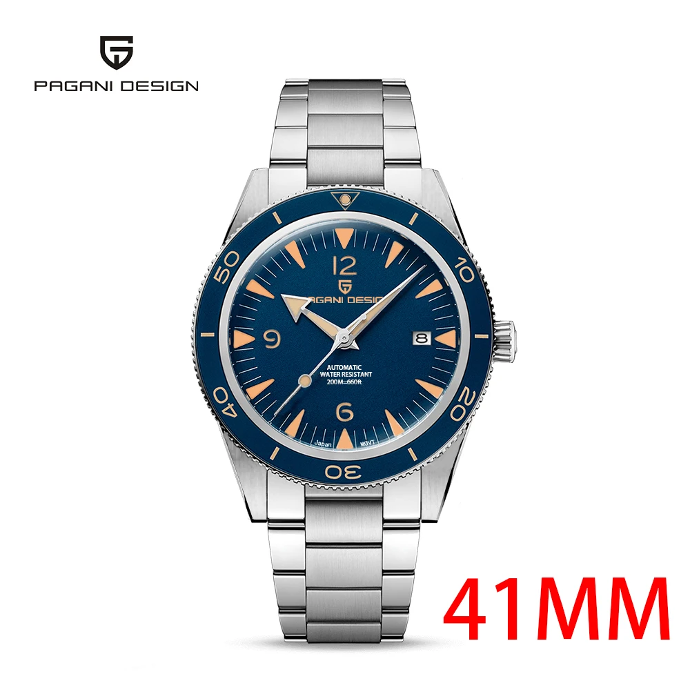 

PAGANI DESIGN New Model Pays Tribute To Omega Men's Mechanical Watch Stainless Steel Luxury YS005 Sapphire Waterproof 200M Clock