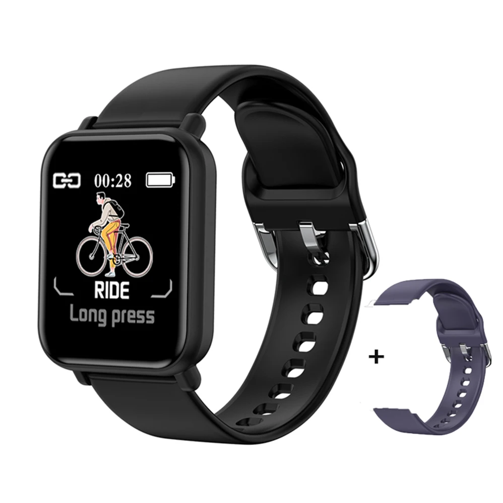 Smart watch strappl COLMI Smartwatch IP68 водонепроницаемый монитор сердечного ритма и артериального давления для мужчин и женщин фитнес-трекер для Apple IPhone Xiaomi PK B57 - Цвет: Smart watch strappl