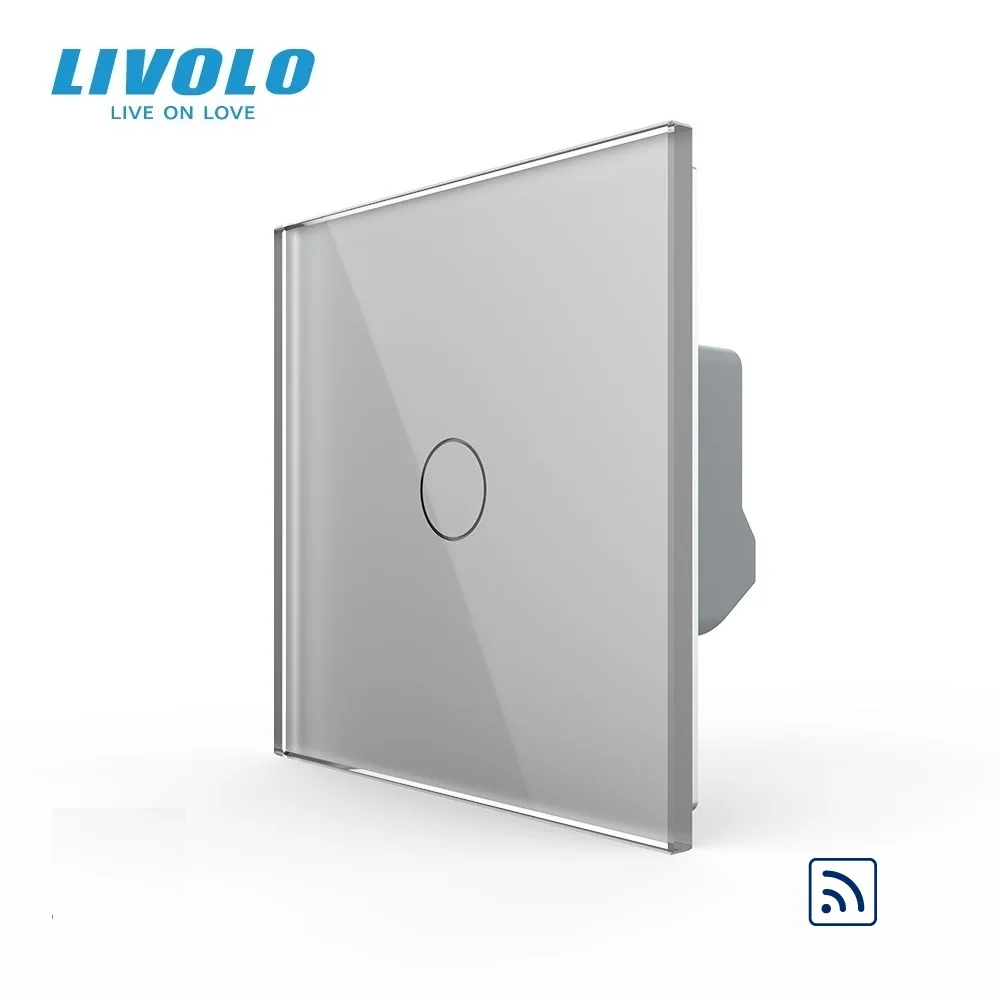 Выключатель Livolo настенный евростандарт 110-250 В 1 клавиша | Обустройство дома
