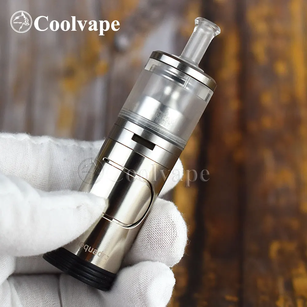 

coolvape ennequadro mod kit Dvarw FL MTL 22mm rta Top Fill Nano Kit 2ml capacity 18350 battery 22mm Vaporizer Mod kit