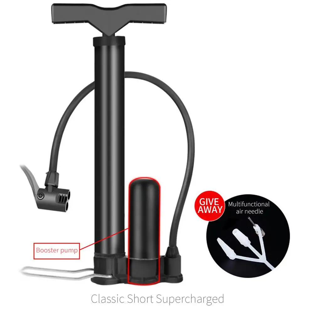 Насос для горного велосипеда портативный черный | Спорт и развлечения
