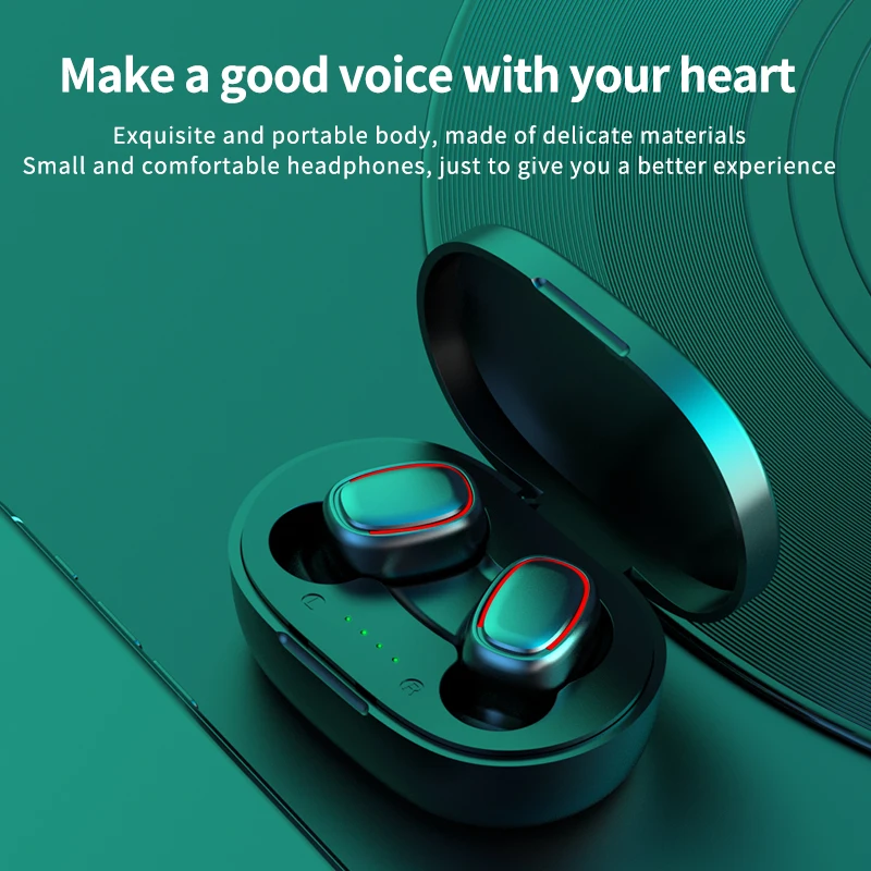 

Mini Tws Bluetooth 5.2 Headphones Gaming Headset Noise Reduction Wireless Earbuds Hifi Sports Earphones With Microphone