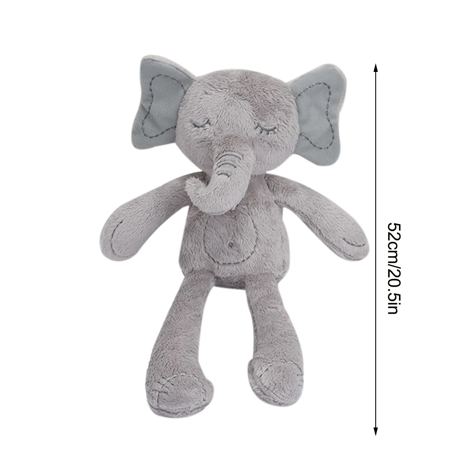 

20.5" Plush Bunnies Snuggly Bunny Large Plush Stuffed Animal Understuffed and Quilted Play For Baby and Infant
