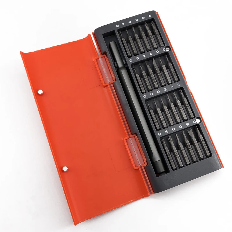Набор прецизионных отверток 24 В 1 S2 магнитные биты алюминиевая коробка для XIAOMI