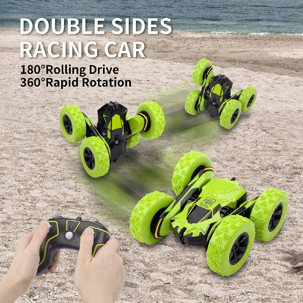 Управляемый трюк автомобиль Rc 4WD внедорожный перезаряжаемый 3D деформационный гоночный автомобиль двухсторонний вращающийся Вращающийся переворачивающийся скоростной автомобиль