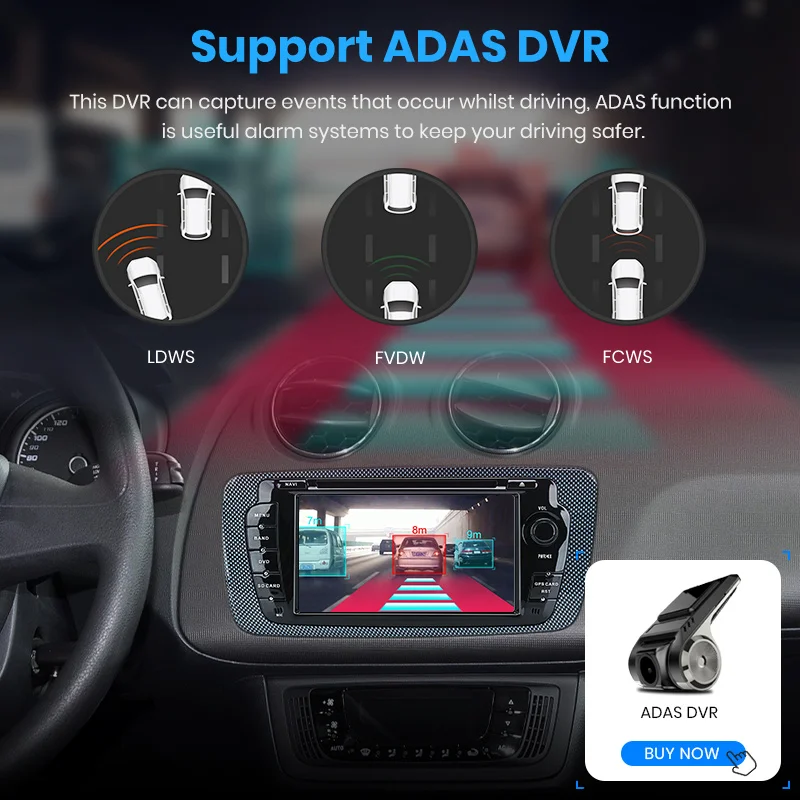 Junsun AI Voice 2 din Android Auto Radio for Seat Ibiza 6j 2009 2010 2011-2013 Carplay Car Multimedia RDS GPS No 2din autoradio |