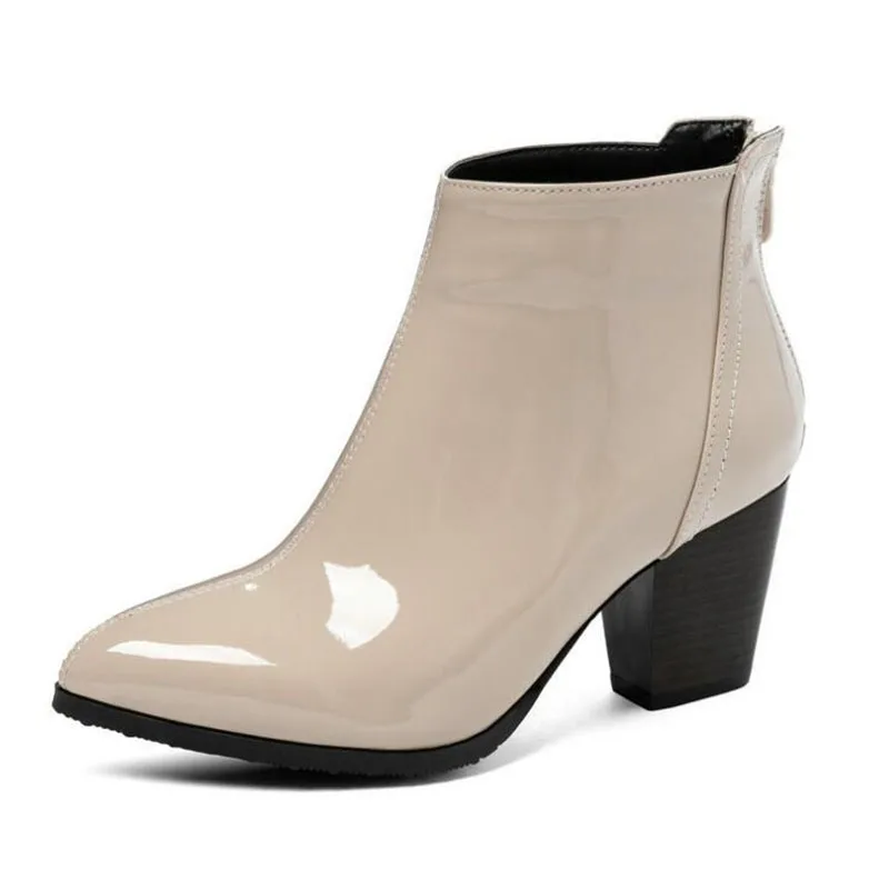 Женские Популярные черные ботинки челси на высоком каблуке в американском стиле