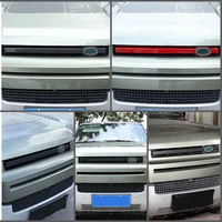 real carbon fiber for land rover defender 90 110 2020 2022 car styling abs black car front grille trim stickers car accessories