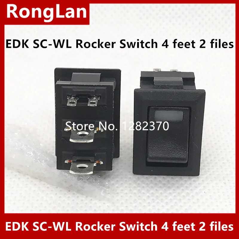 [SA] импорт в Японию EDK SC-WL кулисный переключатель 3A250V 5A125V 4 фута 2 файла с подсветкой кулисный переключатель-20 шт./лот