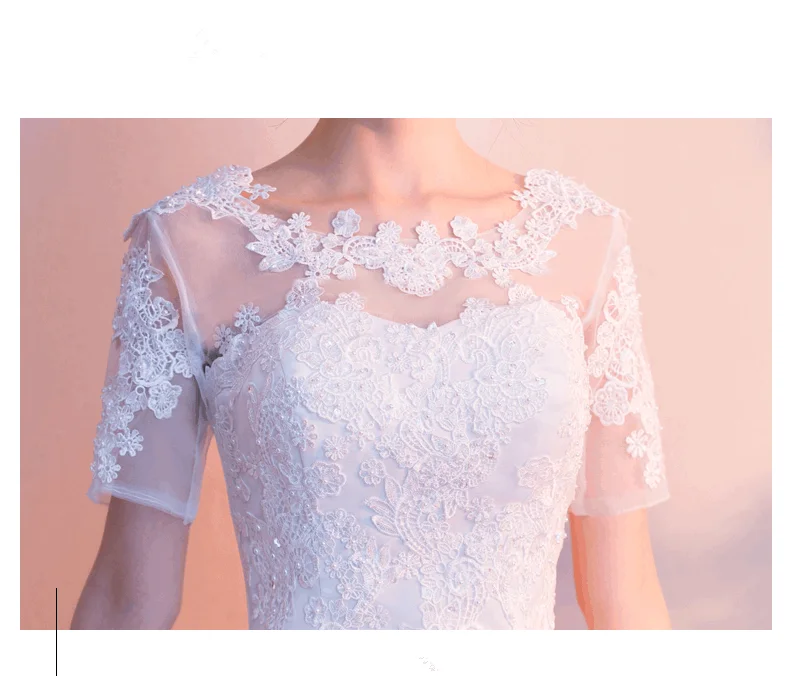 Короткое свадебное платье до середины икры; бальное платье; Robe De Mariage; аппликации; Vestido De Novia; свадебное платье; vestidos novia cortos
