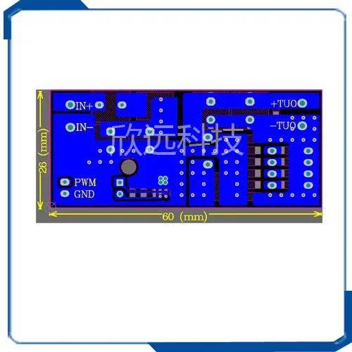 Модуль постоянного тока с повышением светодиодная лампочка регулировкой