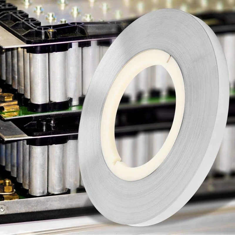 

Nickel Strip Tape 1KG Nickel Steel Nickel Plated Strip Tape for Soldering Li-Po Battery Spot Welding (0.15 x 10mm)