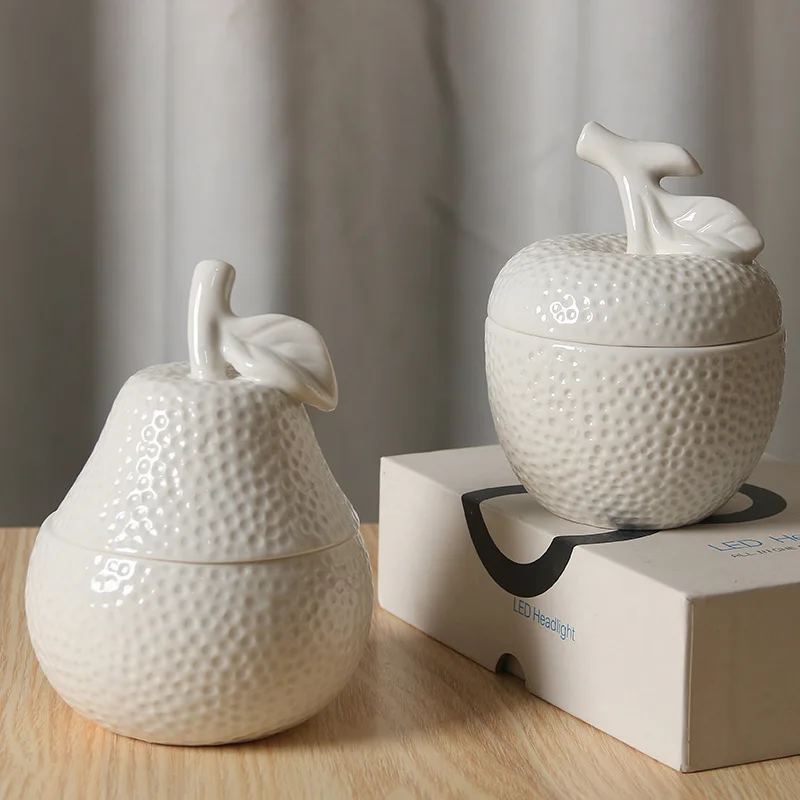 

Белая керамическая коробка для хранения с гальваническим покрытием, банка для конфет, украшение для дома, украшения для подарка, ювелирных ...