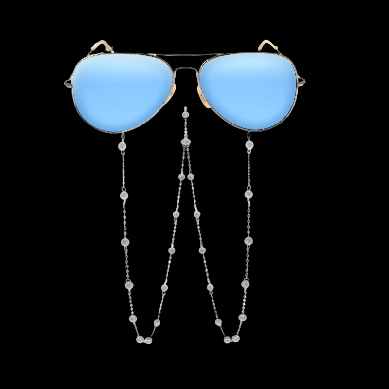 

Fashion Chic Womens Eyeglass Chains Sunglasses Reading Pearl Glasses Chain Eyewears Cord Holder Necklace Strap Rope Wholesale