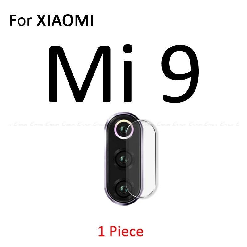 For XiaoMi Mi 9 Задняя Камера защитная крышка объектива закаленное Стекло чехол для Xiaomi mi 9 8 до 9 лет A3 A2 Lite Red mi Note 8, 7 6 5 10 Pro 6A S2 mi x Max 3 - Цвет: For XiaoMi Mi 9