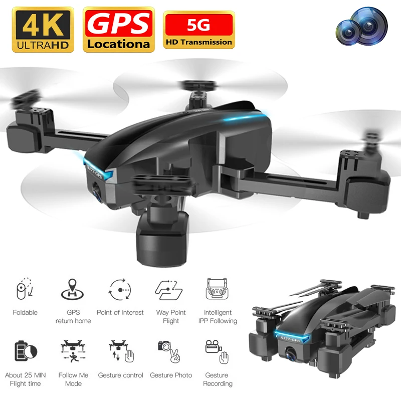 

Квадрокоптер S177 с GPS, Wi-Fi, двойной камерой