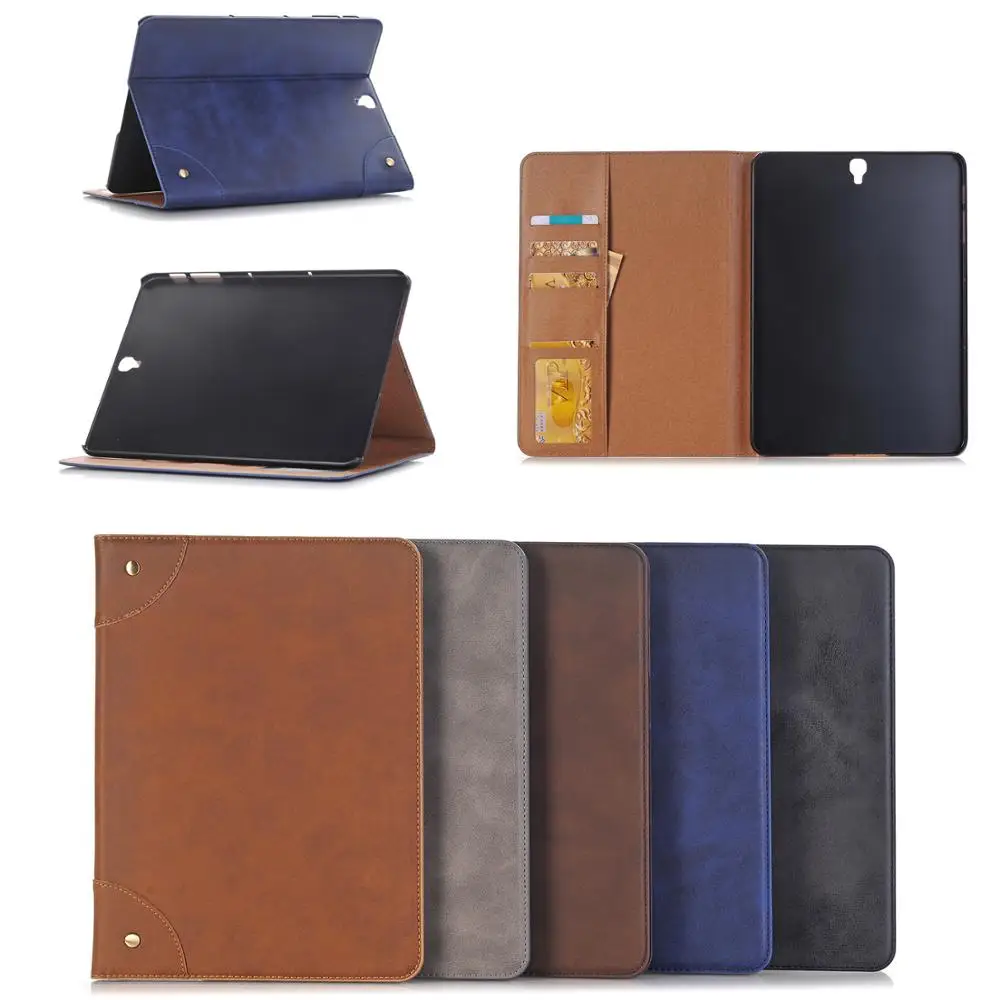 Чехол из искусственной кожи в стиле ретро для Samsung Galaxy Tab S 8 4 дюйма SM T700 T705 умный