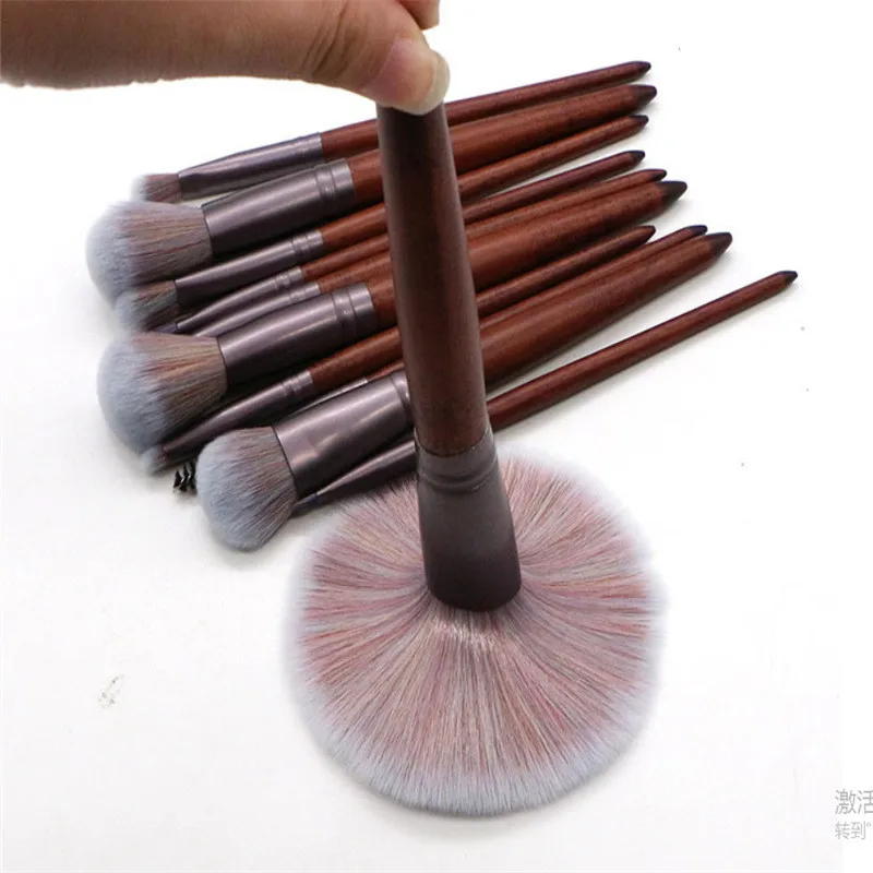 Набор кистей для макияжа из красного дерева 10/11 шт.|Аппликатор теней век| |