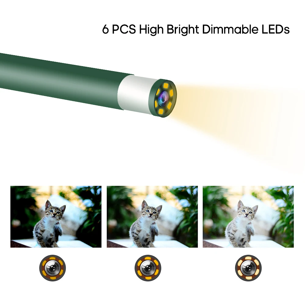 Медицинская ложка эндоскоп для чистки ушей мини камера извлечения воска