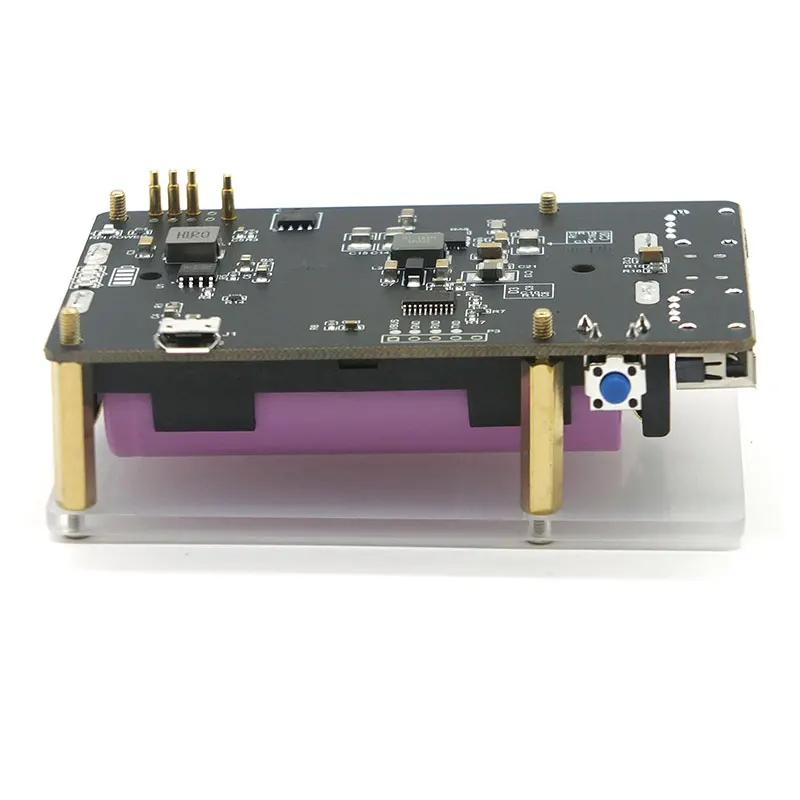 18650 UPS Pro расширенное устройство питания с двумя портами USBA для Raspberry Pi 4 B / 3B + не