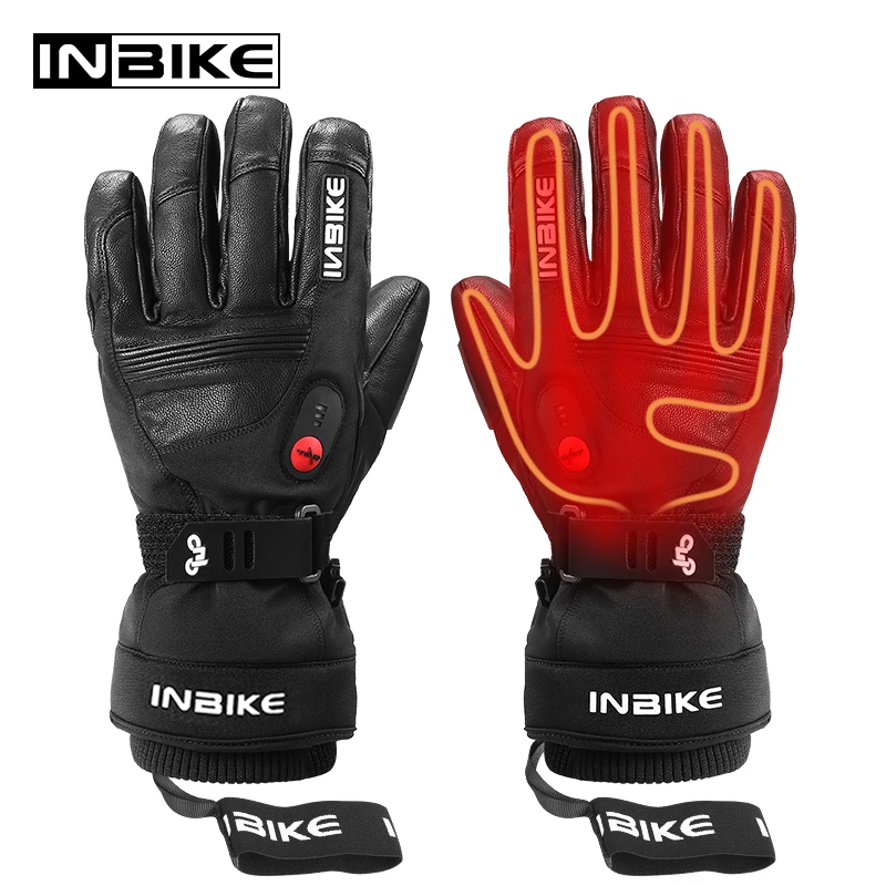 Зимние Мотоциклетные Перчатки INBIKE с электрическим подогревом термоперчатки
