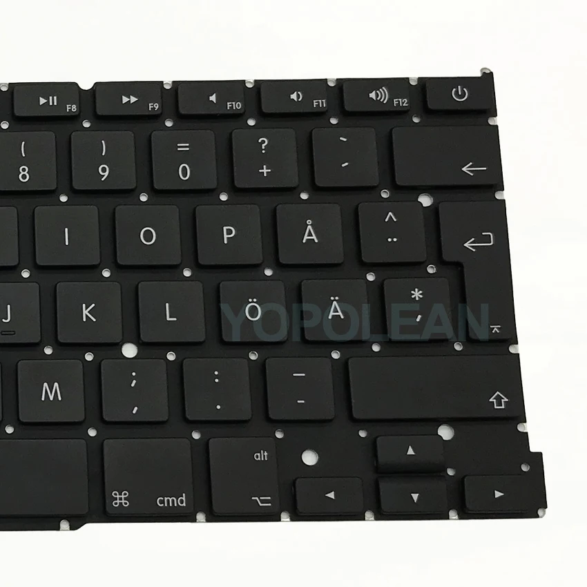 Новая шведская клавиатура с подсветкой для Macbook Pro Retina 13 &quotA1502 2013 2014 2015