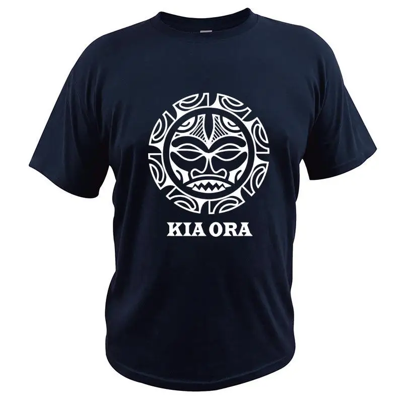 

Kia Ora Culture T Shirt Maori Symbol New Zealand Greetings T-Shirt 100% Cotton Soft Cloth High Quality