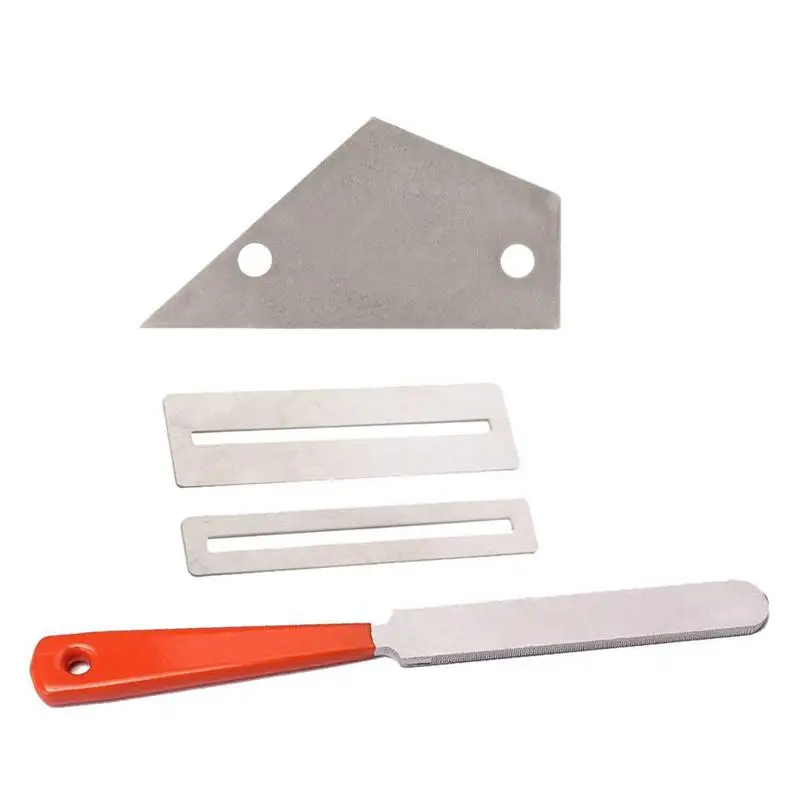 Stainless Steel Guitar Fret File+Fret Rocker Level+Fingerboard Protector Luthier Tool | Инструменты